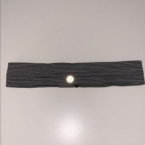 black and white headband